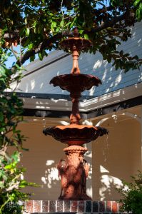 Fountain outside Southern Palace Theater