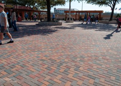 New Paver Bricks in Six Flags over Texas Entry