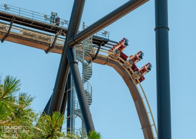 Another view of the extreme transition out of the midcourse brake