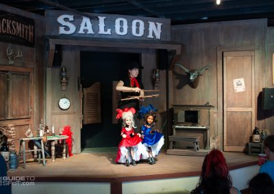 Marionettes from the Western Daze show at Six Flags over Texas
