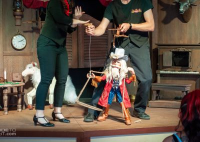 Marionettes from the Western Daze show at Six Flags over Texas