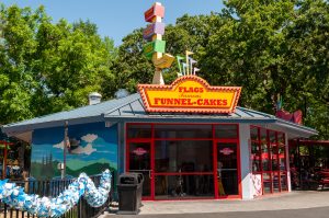 Flags Funnel Cakes at Six Flags Over Texas