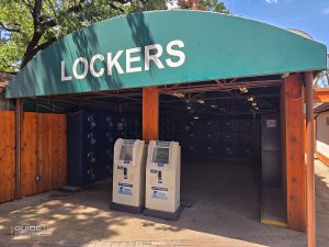 Lockers at Six Flags Over Texas