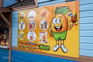 The Original Pineapple Man at Six Flags Over Texas