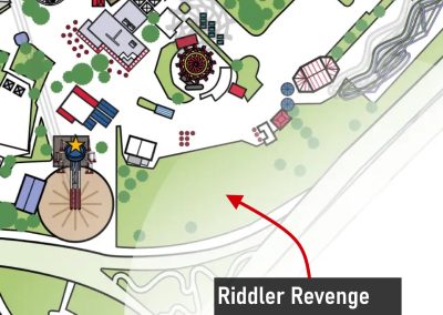 Riddler Revenge is missing altogether from the map