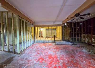 Casa de las Banderas construction