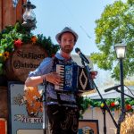 Gutentag! one-man band during Oktoberfest