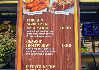 Oktoberfest 2026 Food Menu - Savory Options