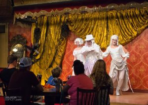 Spectral Sisters performance at Six Flags Over Texas Fright Fest 2026
