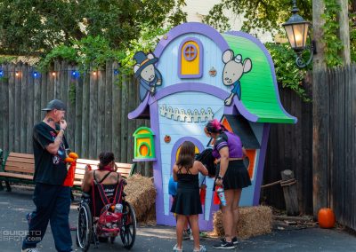Families trick or treating at Six Flags Over Texas' Tricks and Treats 2026